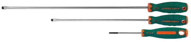 D71S4150 Отвертка шлицевая  ANTI-SLIP GRIP 4,0 x 150мм Jonnesway