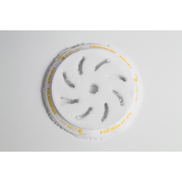 Полировальный диск желтый тонкий из микрофибры Ø130-150 мм