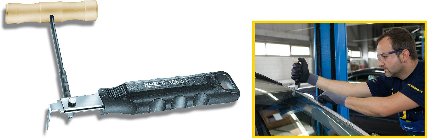 HAZET Инструмент для снятия автомобильных стёкол