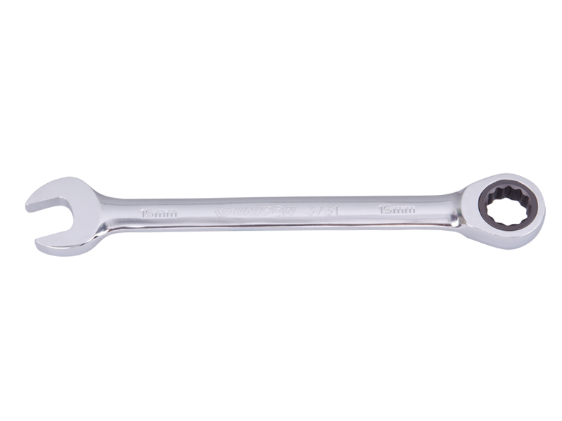 Ключ рожково-накидной с трещоткой без флажка 72 зубца 288х21мм
