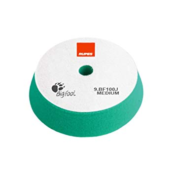 Полировальный диск зеленый из поролона средний (UHS) Ø80-100 мм RUPES