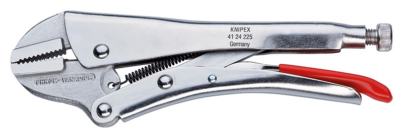 KNIPEX Клещи зажимные 225мм прямые губки для фиксации плоских деталей