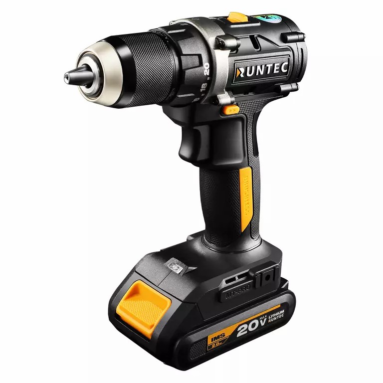 Дрель-шуруповерт аккумуляторная RUNTEC PRO 13 мм,20В, 2*2Ач, 55Нм RUNTEC