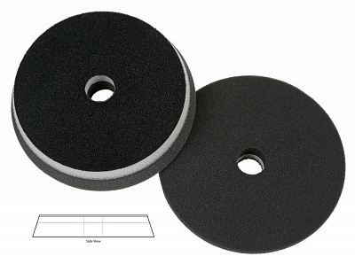 Полировальный диск черный поролон финишный 125мм, 140*25мм