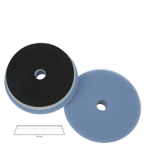 Полировальный диск синий поролон режущий 125мм, 140*25мм