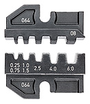 Плашка опрессовочная и направляющая для контактных гильз 0,25-6,0мм(2)