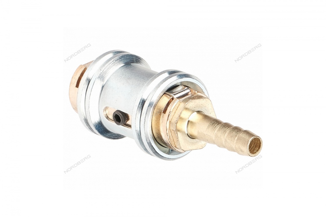 Наконечник д/подкачки быстросъемный елочка - 6мм  NORDBERG