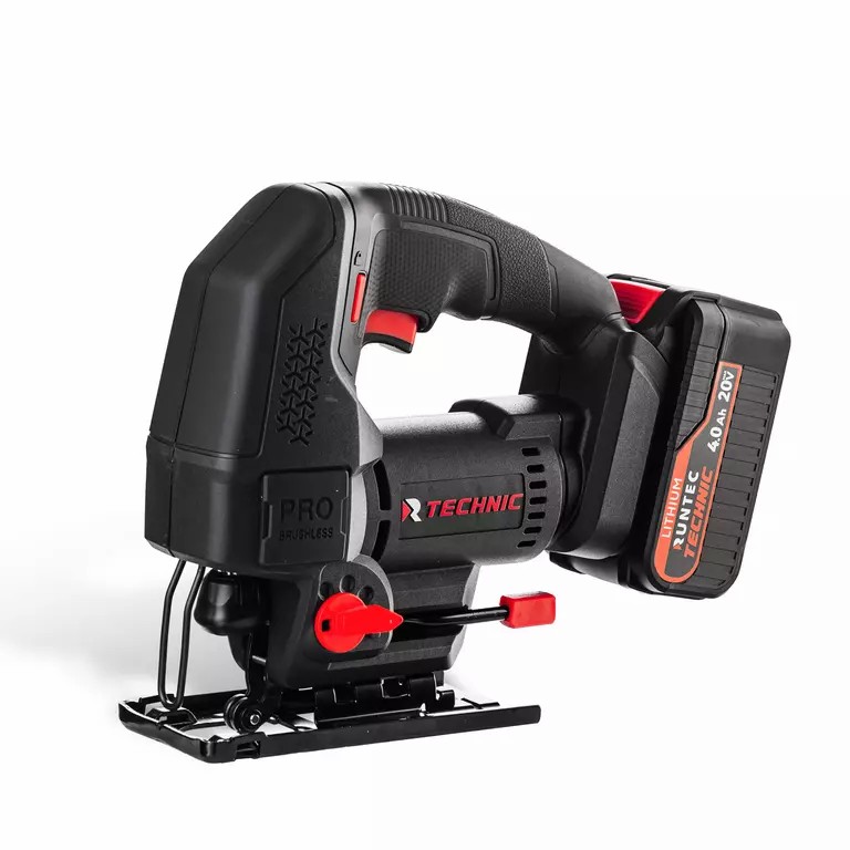 Лобзик аккумуляторный RUNTEC TECHNIC 20В, 2*4Ач, 700Вт RUNTEC