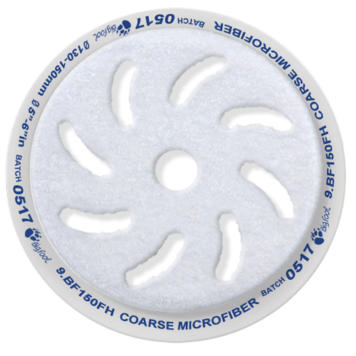 Полировальный диск синий твердый из микрофибры Ø130-150 мм