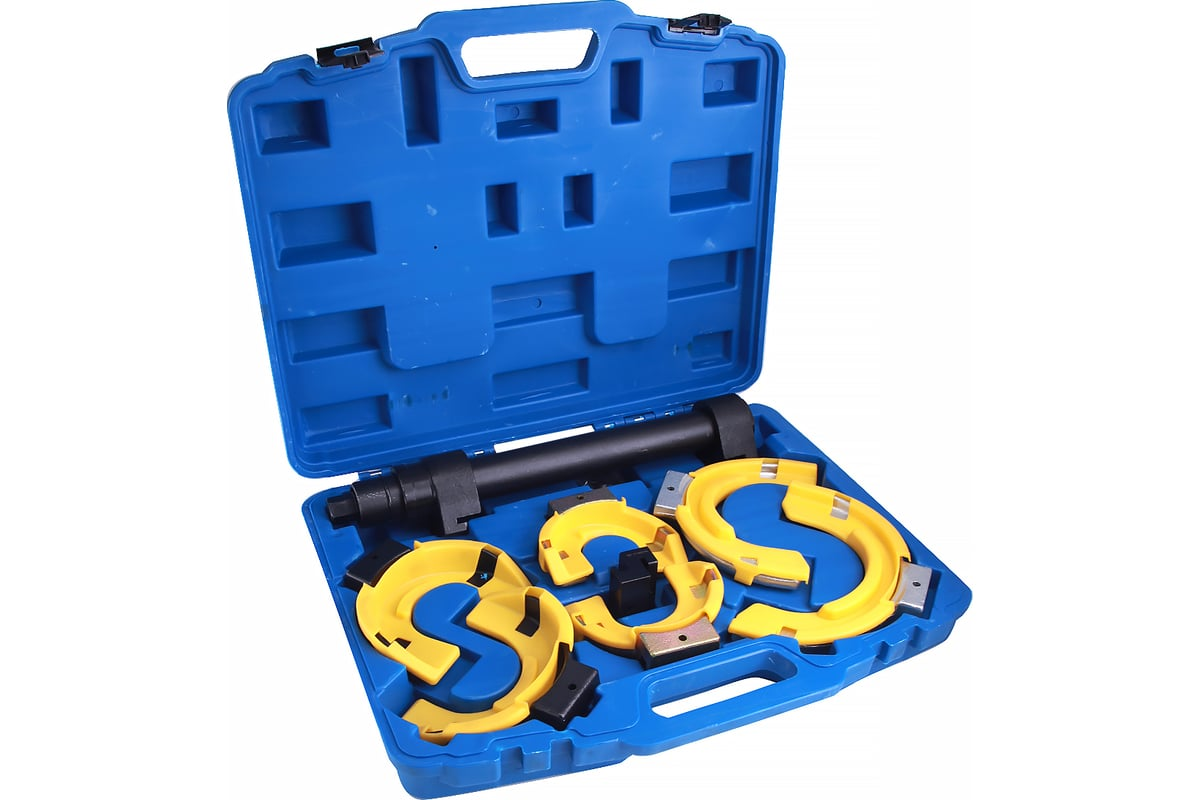 Стяжка пружин Макферсона, с защитными накладками Car-Tool 