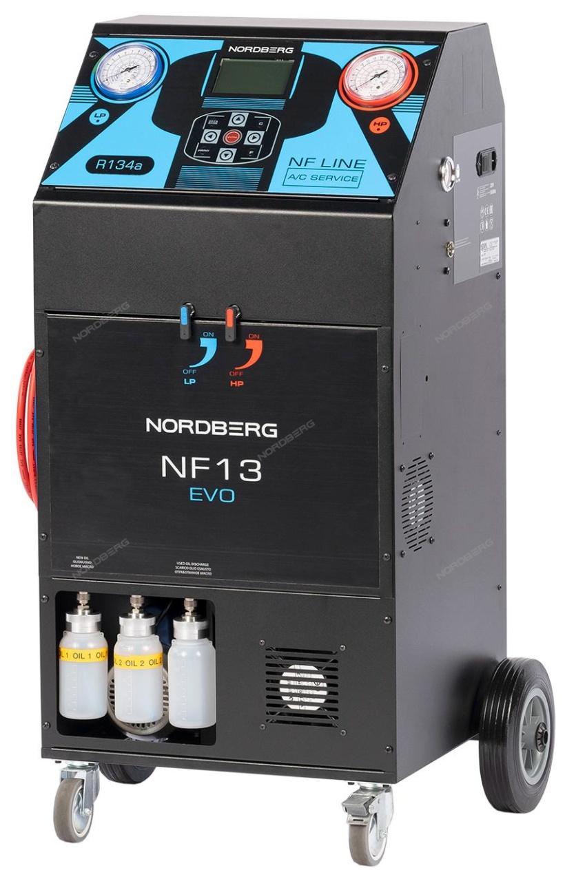 Установка автомат для заправки автомобильных кондиционеров c принтером и тестом утечки NORDBERG