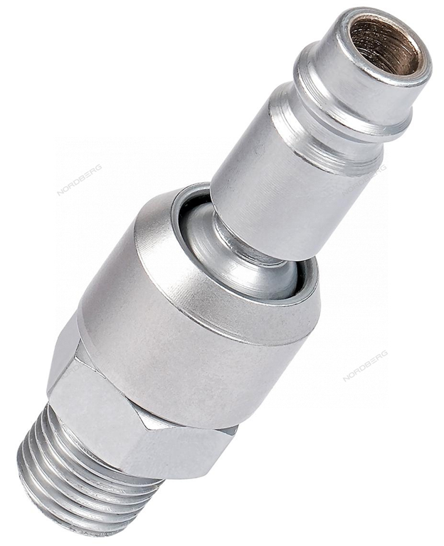 Штуцер 1/4" наружн. резьба, поворотный,  быстросъемный  NORDBERG  