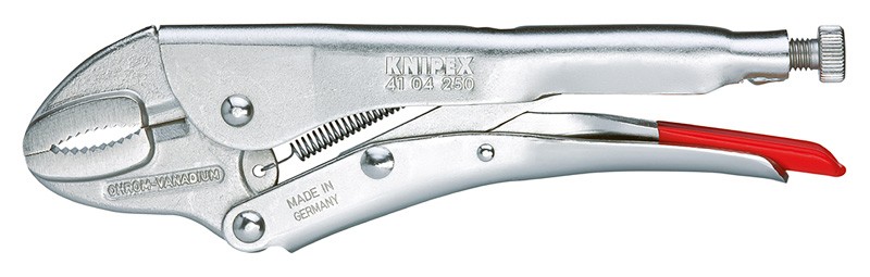 KNIPEX Клещи зажимные 250мм губки для фикс круглых детал